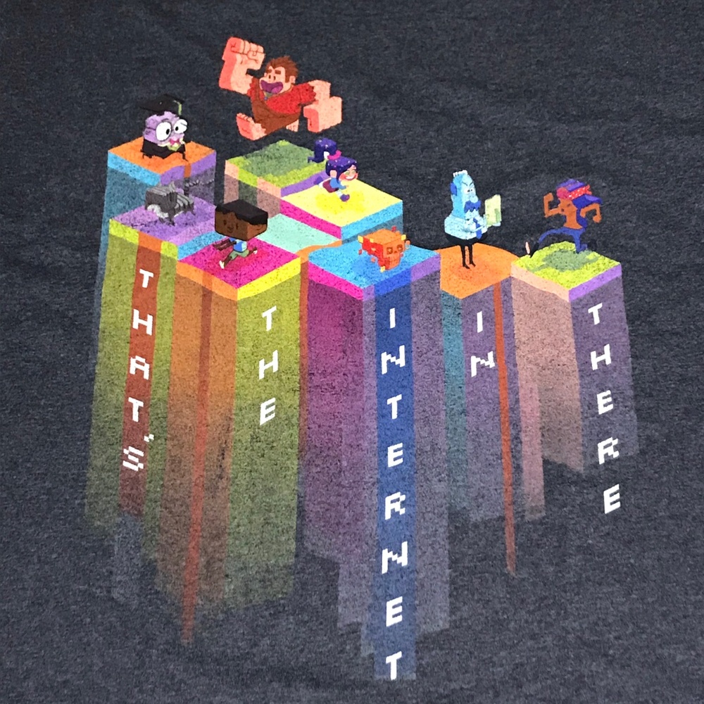 Disney Store Mens Wreck it Ralph 2 T-Shirt - Picture 2 of 2